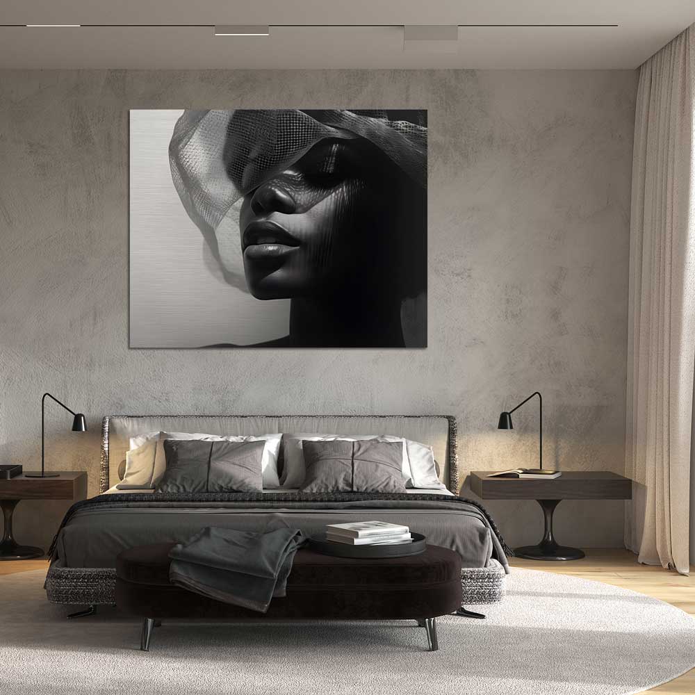 Metal Print  - Elegant Lady