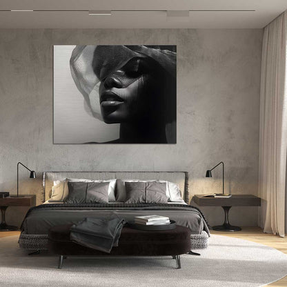 Metal Print  - Elegant Lady