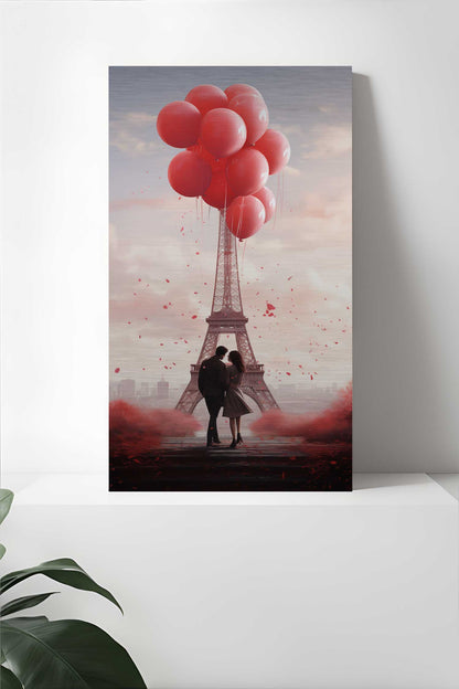 Paris Balloons - Aluminium Print