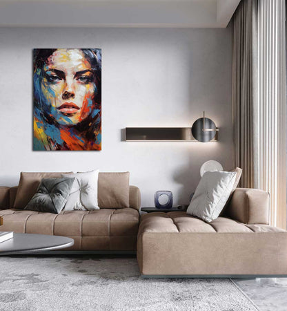 Abstract Lady - Canvas Print