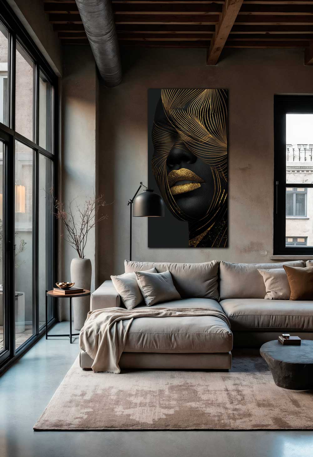 Prabangi Tyla - Drobė Su Laku