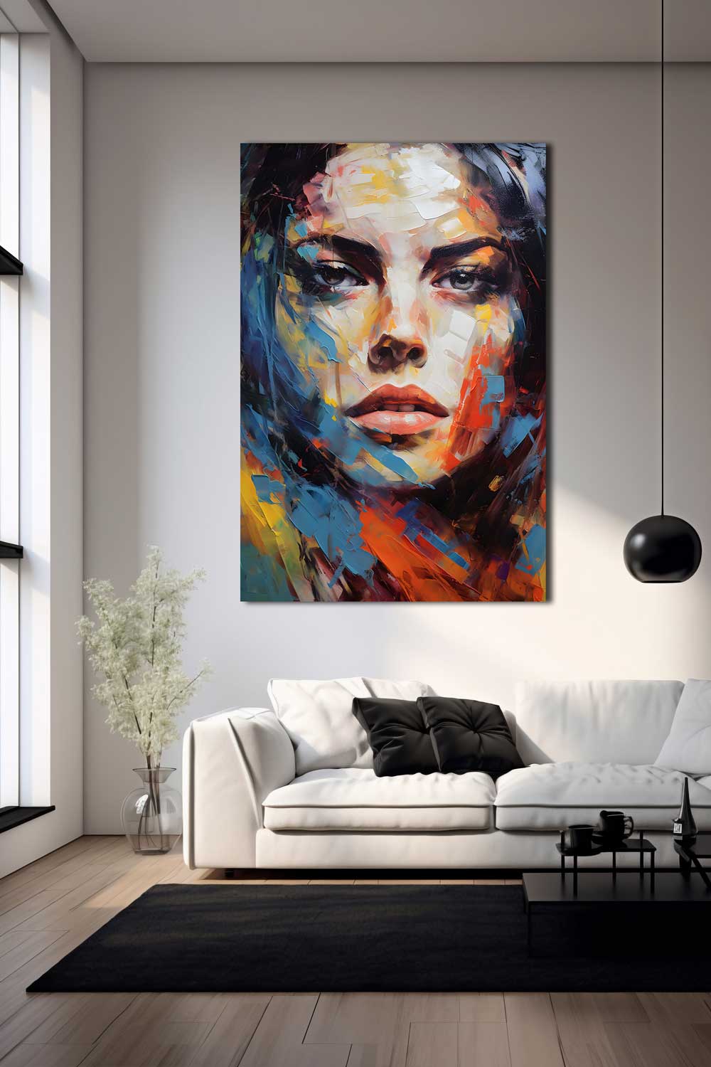 Abstract Lady - Canvas Print