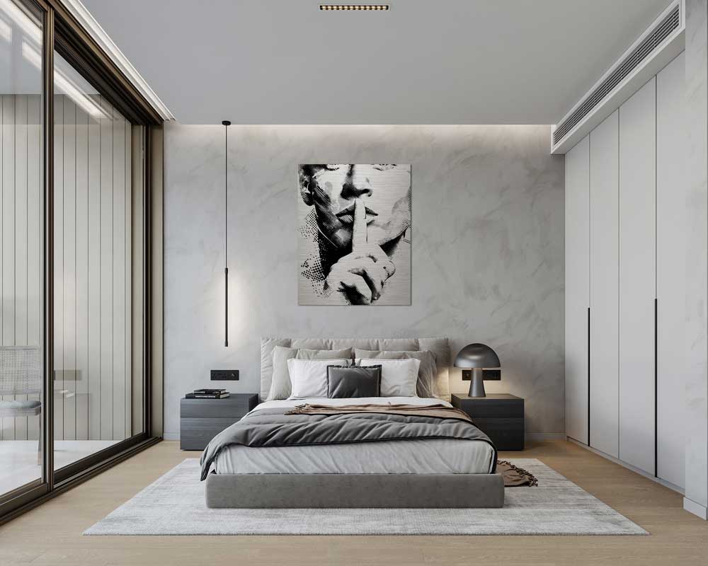 Riba – Aliuminio Paveikslas