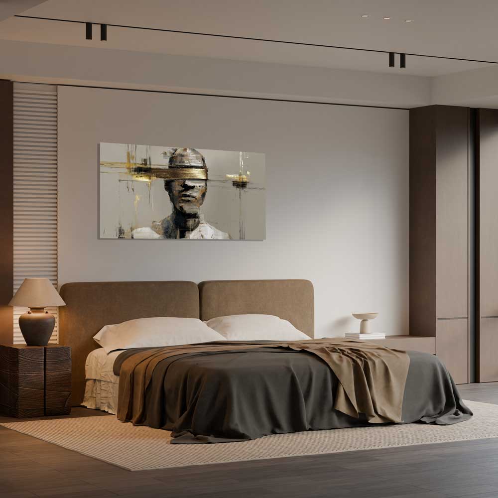 Sulaikyta Mintis - Drobė su Laku