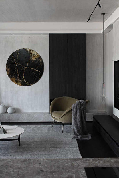 Auksiniai Lūžiai - Apvalus Aliuminis su laku