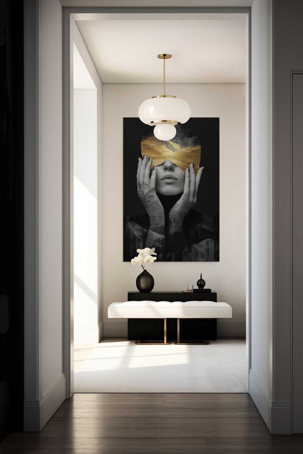 Inner Light –  Aluminum + Varnish