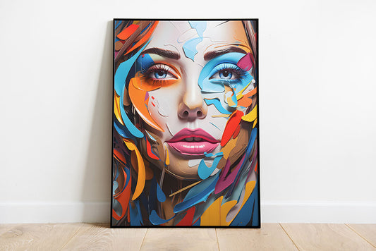Paint Mix Lady - Canvas
