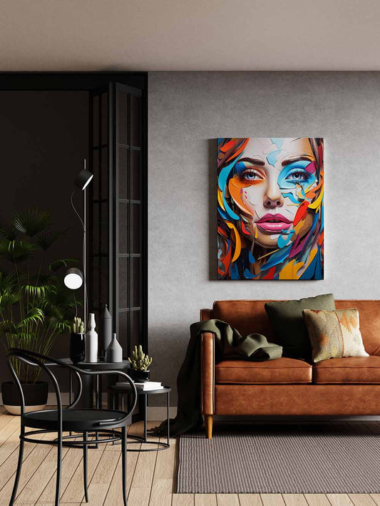 Paint Mix Lady - Canvas
