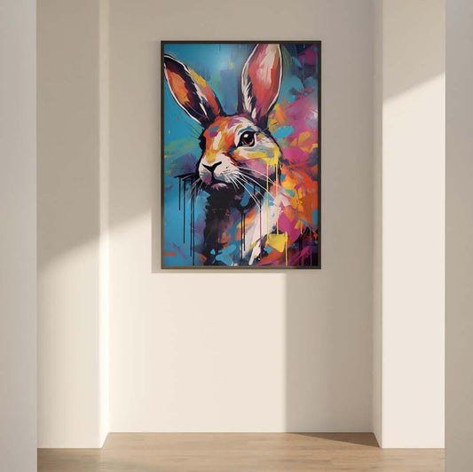Urban Rabbit - Canvas