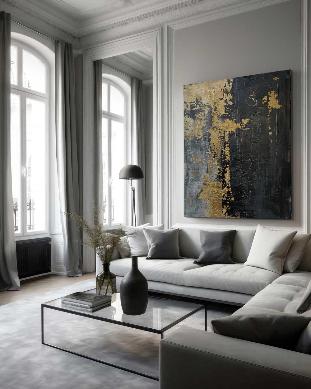 Gold Touched by Light - Aluminum + Varnish