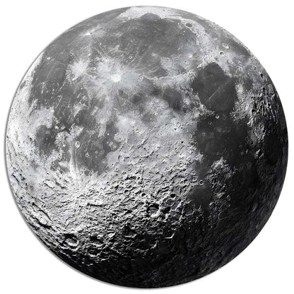 Moonlit Silence - Round Aluminum