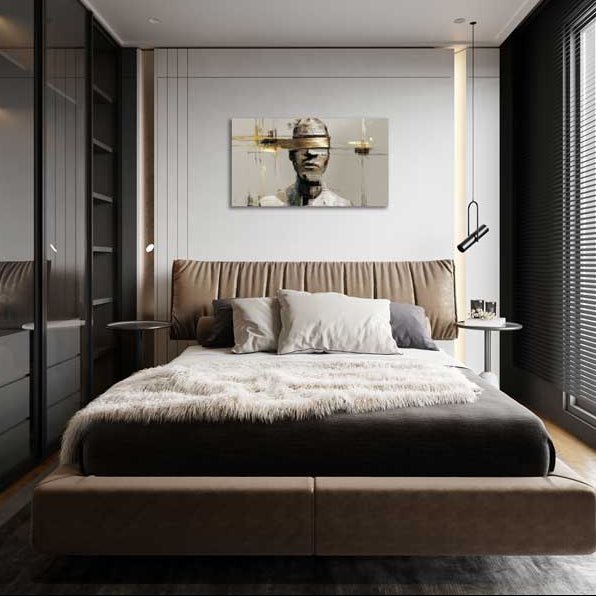 Sulaikyta Mintis - Drobė su Laku