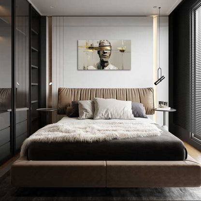 Sulaikyta Mintis - Drobė su Laku