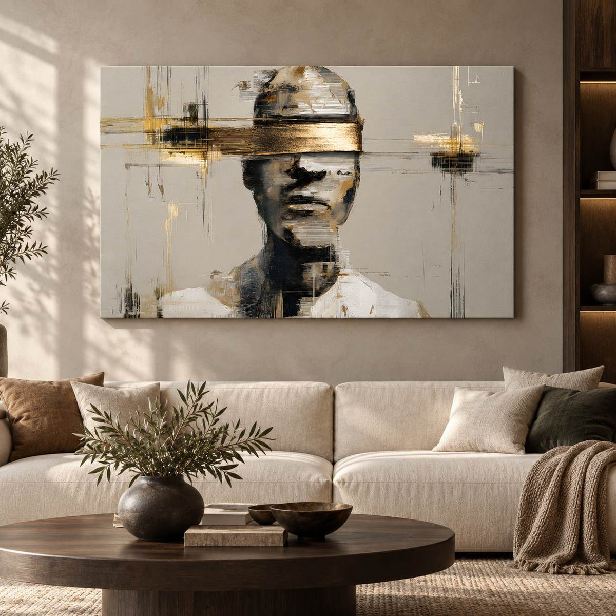Held Thought - Canvas + Varnish