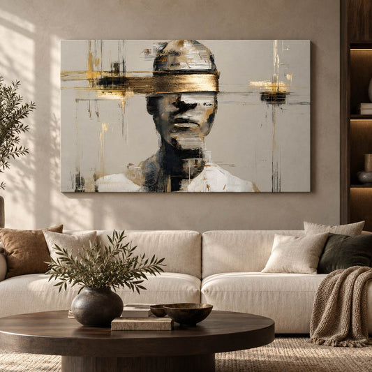 Held Thought - Canvas + Varnish