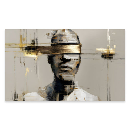 Held Thought - Canvas + Varnish