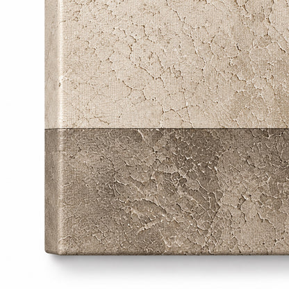 Quiet Structure canvas print — close-up of the printed canvas and stretched edge