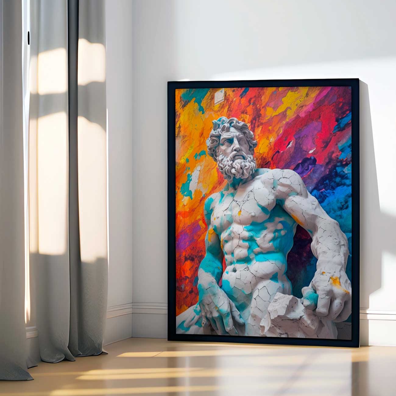 canvas art print drobe paveikslai dideliu dydžiu strong man