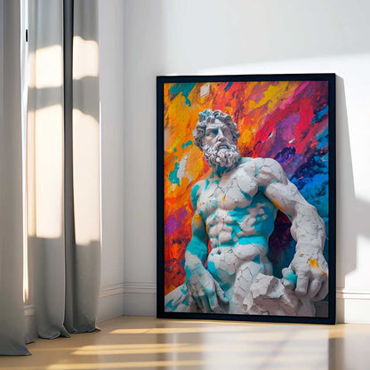 canvas art print drobe paveikslai dideliu dydžiu strong man
