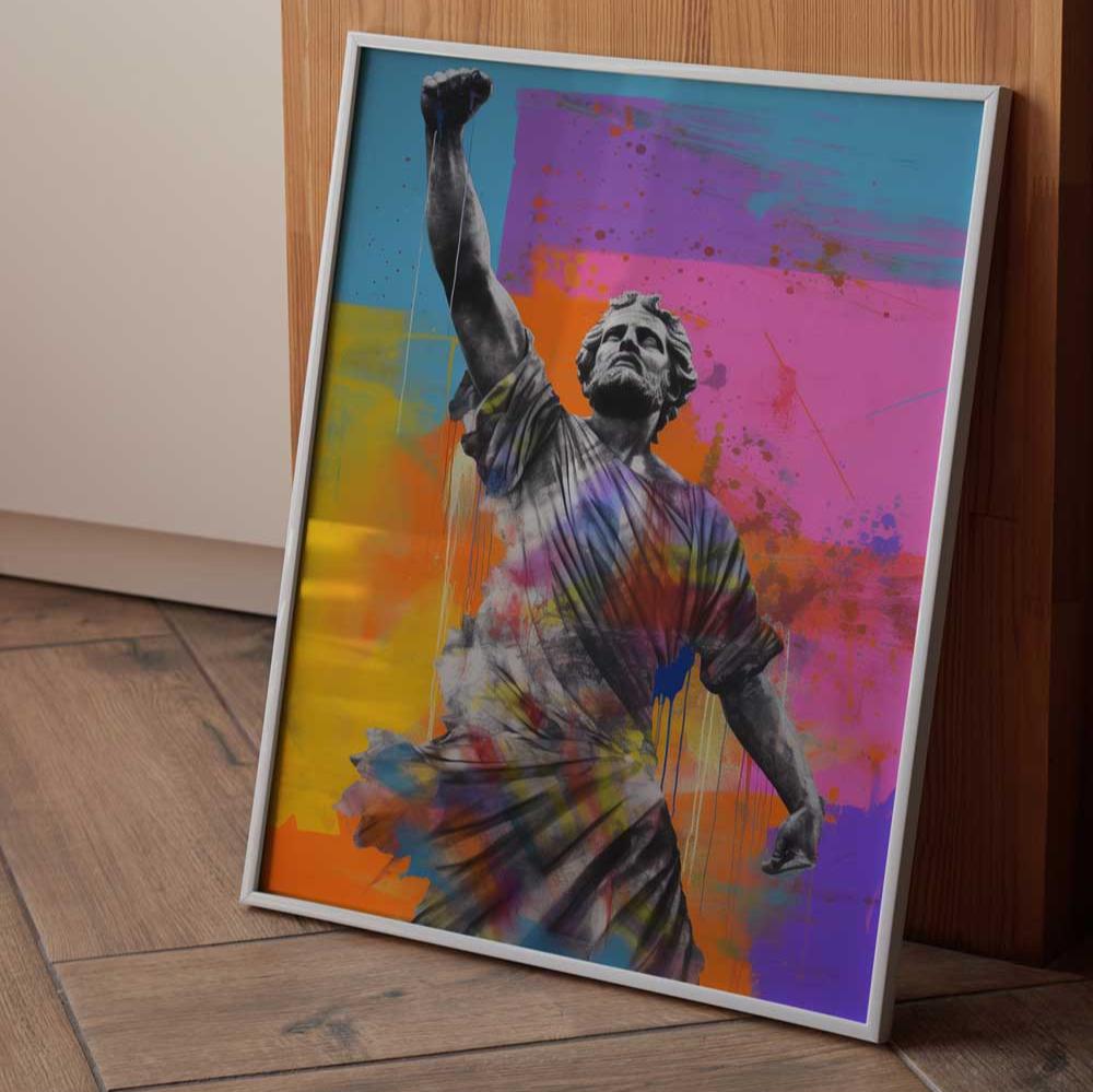 canvas print modern medium size graiku dievas