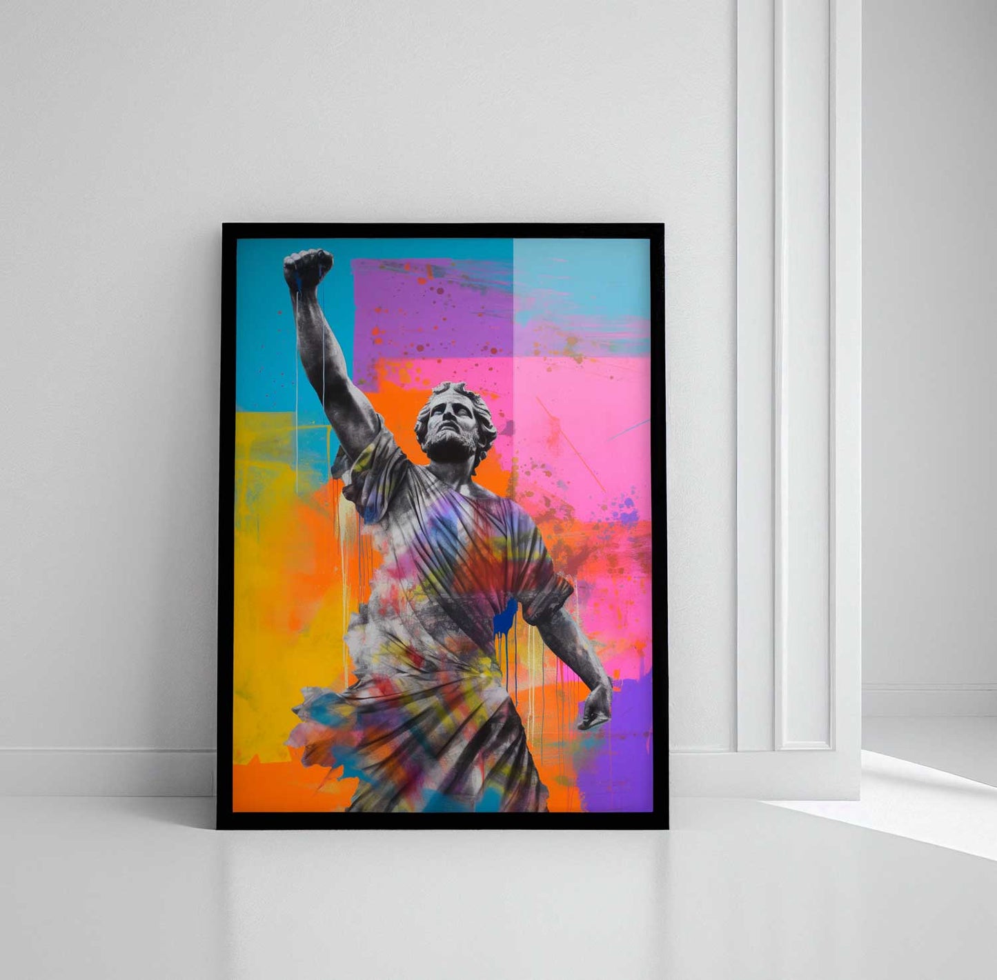 modern print canvas art color paveikslas ant drobes