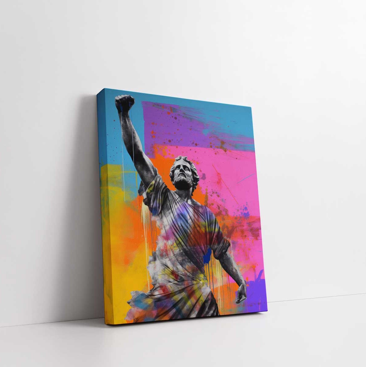 medium size print canvas modern graiku dievas