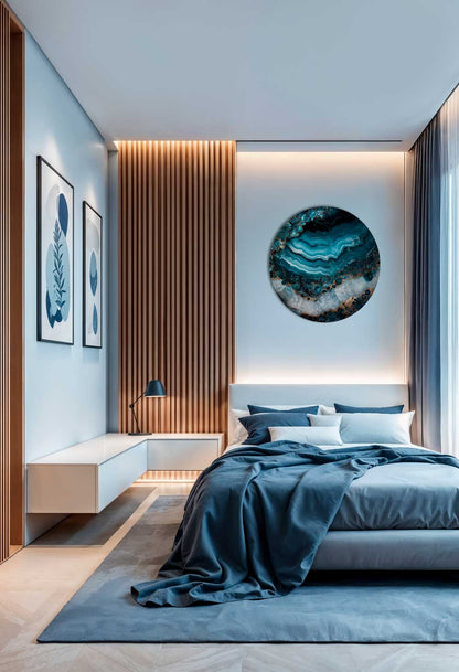 Depth Spring - Round Aluminum + Varnish