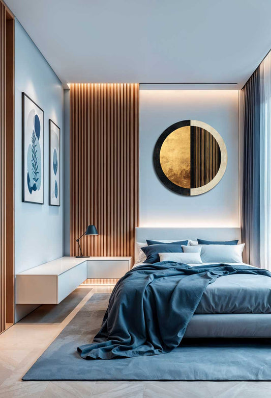 Center of Calm - Round Aluminium + Varnish